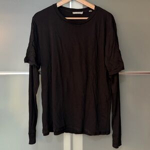 Vince Two-Layer Long Sleeve T-shirt